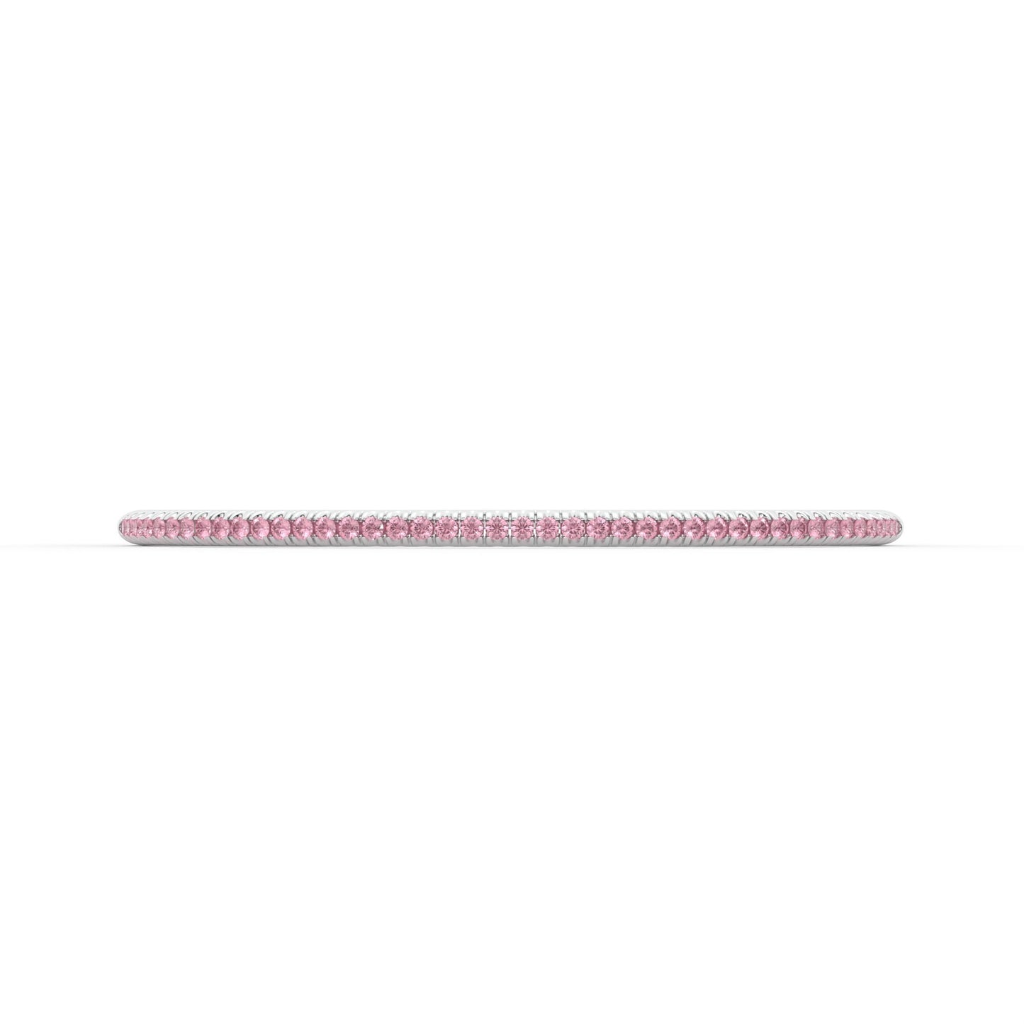 14K white gold, 18K white gold