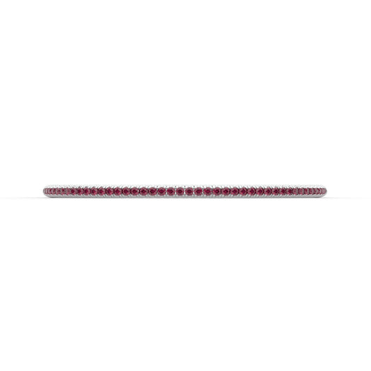 14K white gold, 18K white gold