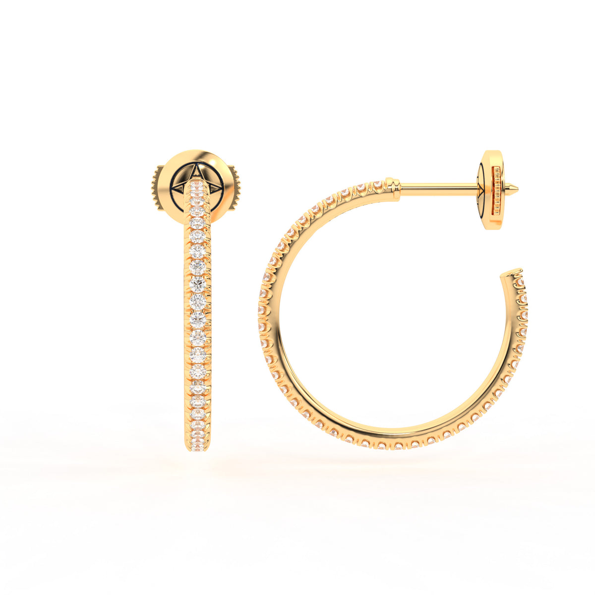 14K yellow gold, 18K yellow gold