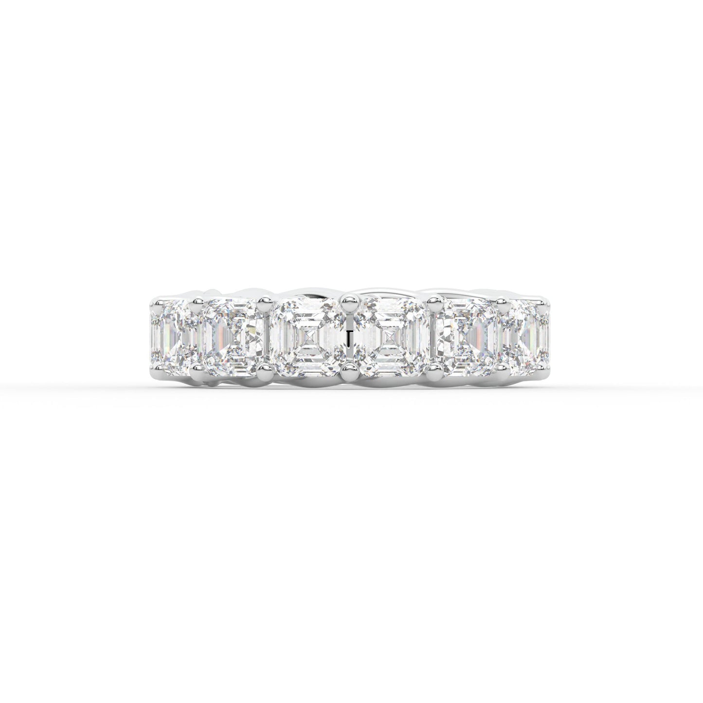 14K white gold, 18K white gold