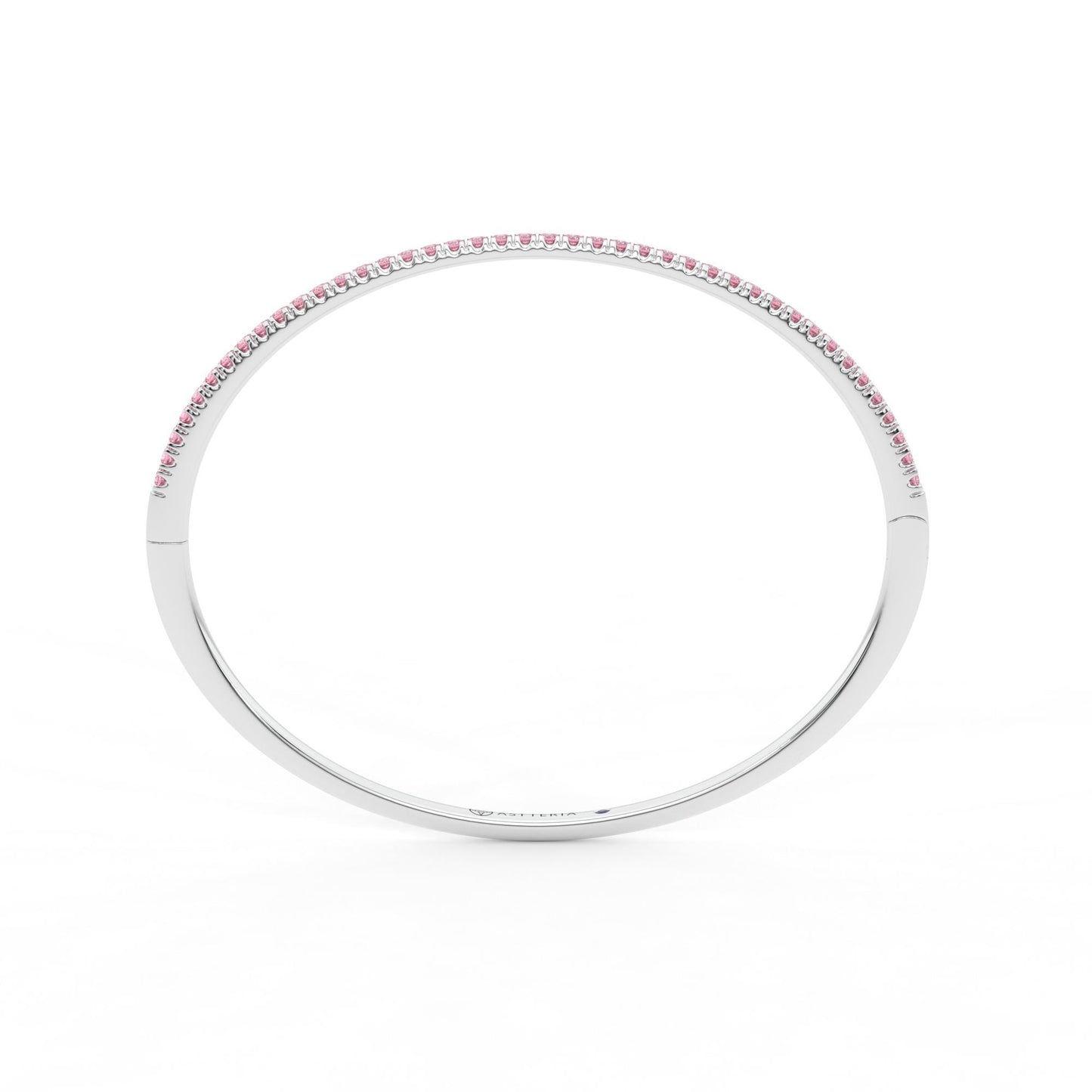 14K white gold, 18K white gold