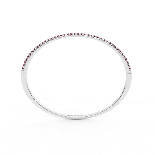 14K white gold, 18K white gold