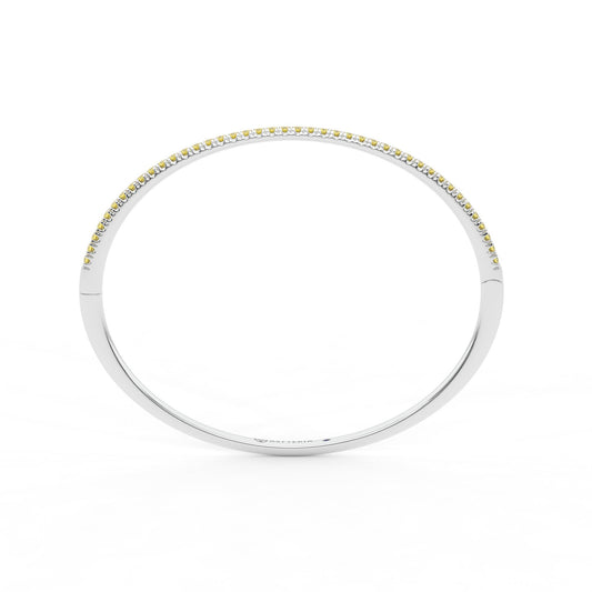 14K white gold, 18K white gold