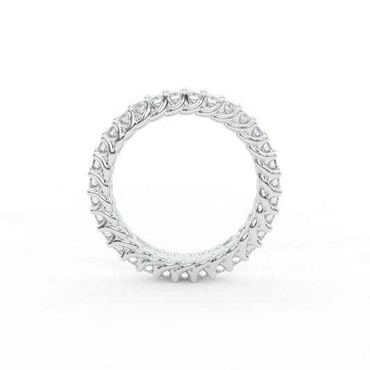 14K white gold, 18K white gold