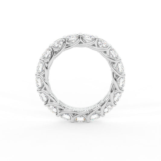 14K white gold, 18K white gold