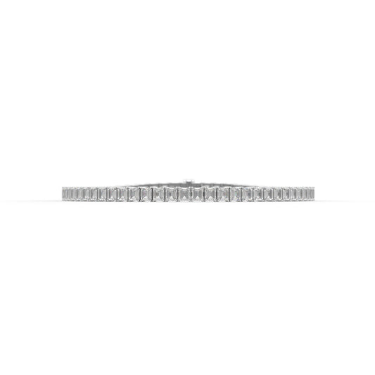 14K white gold, 18K white gold