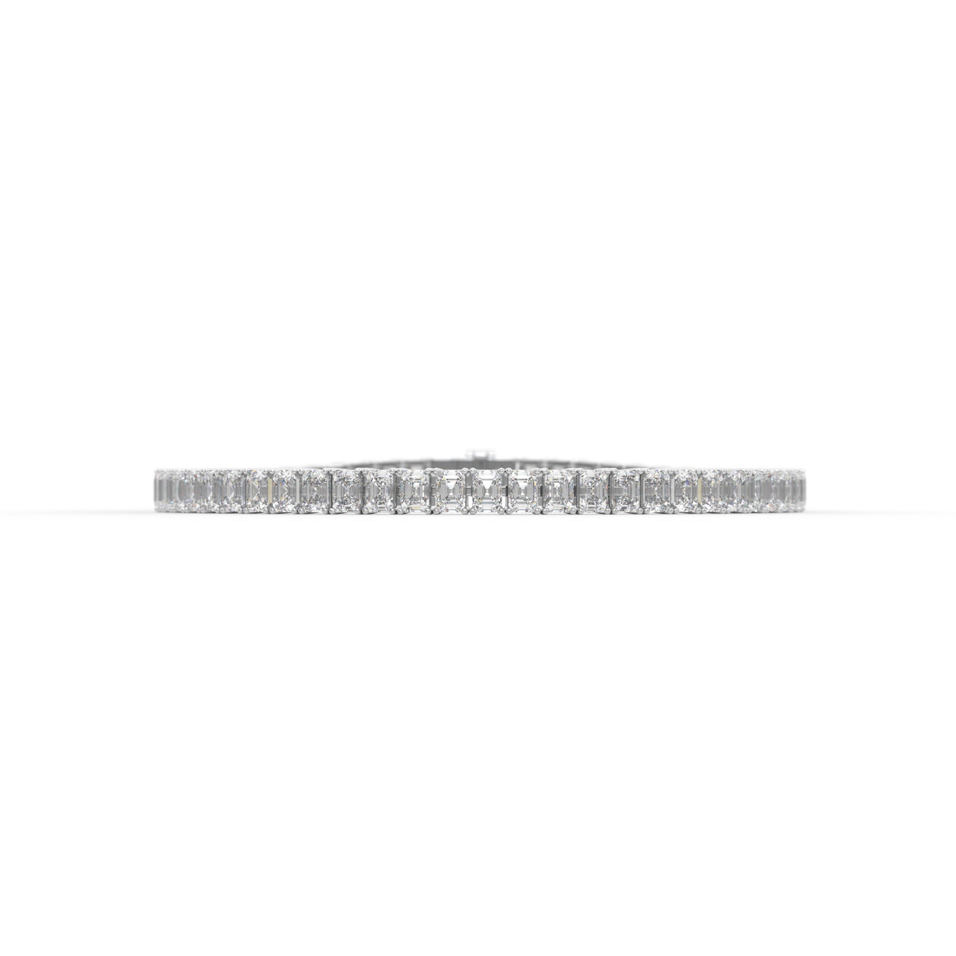 14K white gold, 18K white gold