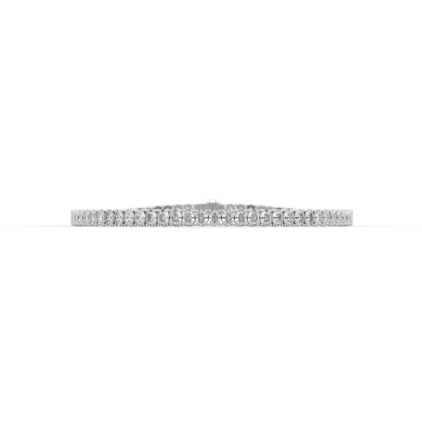 14K white gold, 18K white gold