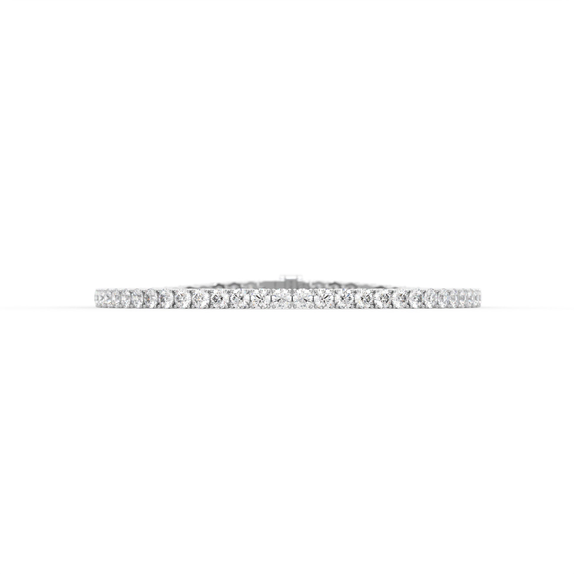 14K white gold, 18K white gold