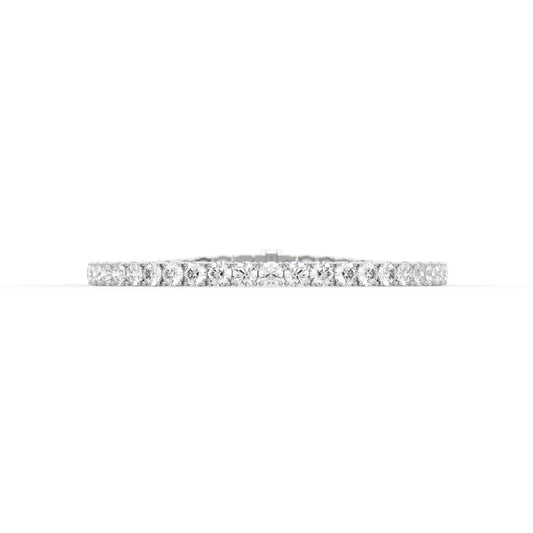 14K white gold, 18K white gold
