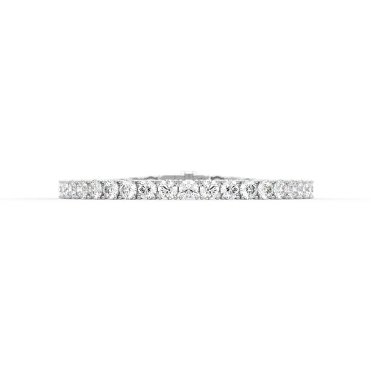 14K white gold, 18K white gold