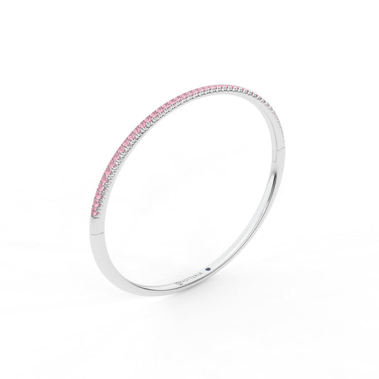 14K white gold, 18K white gold