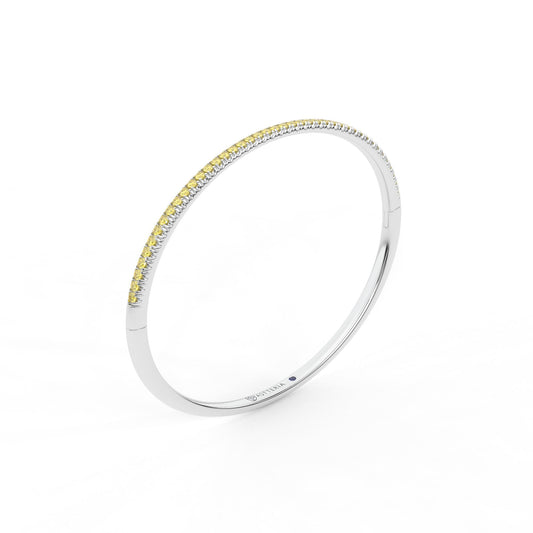 14K white gold, 18K white gold