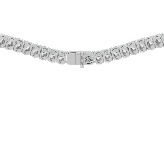 14K white gold, 18K white gold