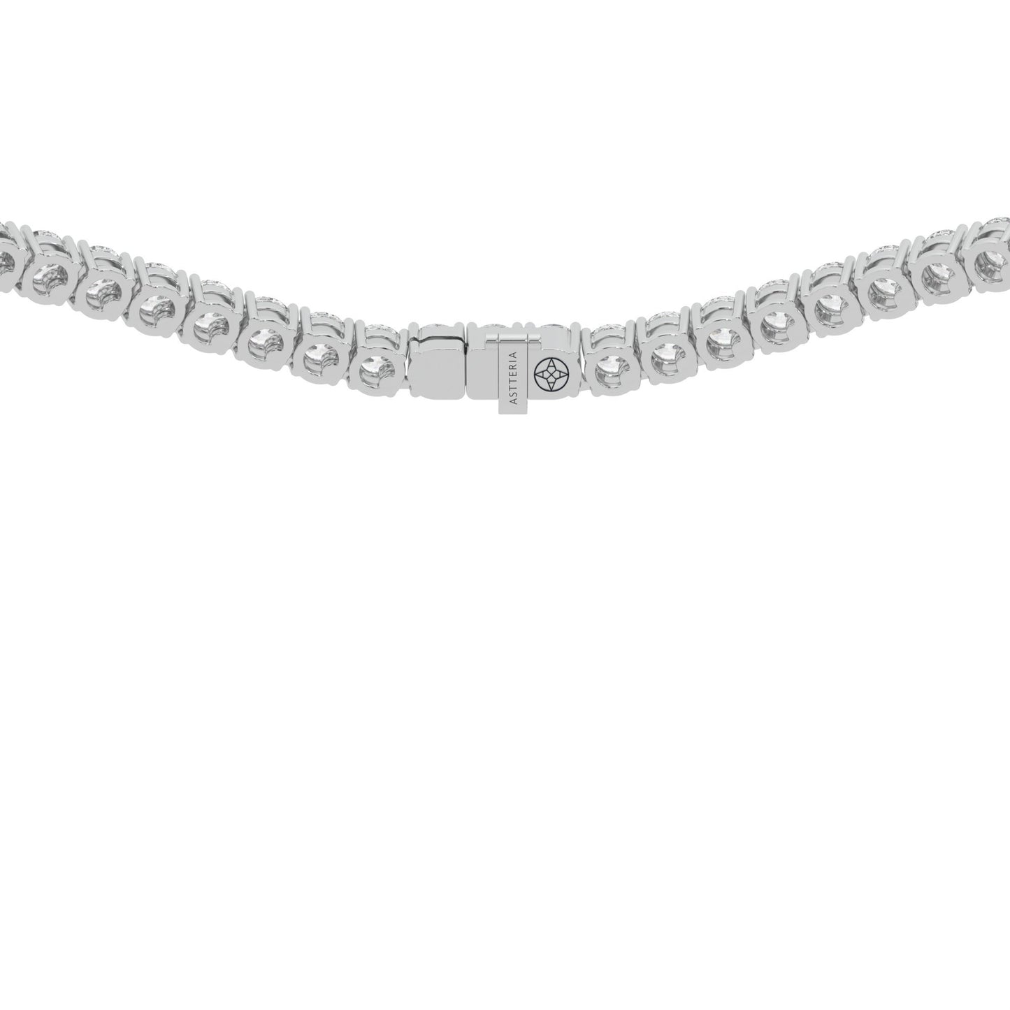 14K white gold, 18K white gold
