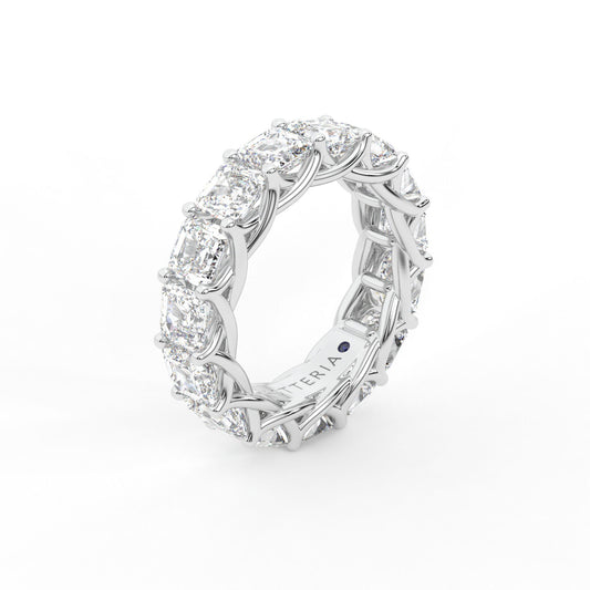 14K white gold, 18K white gold