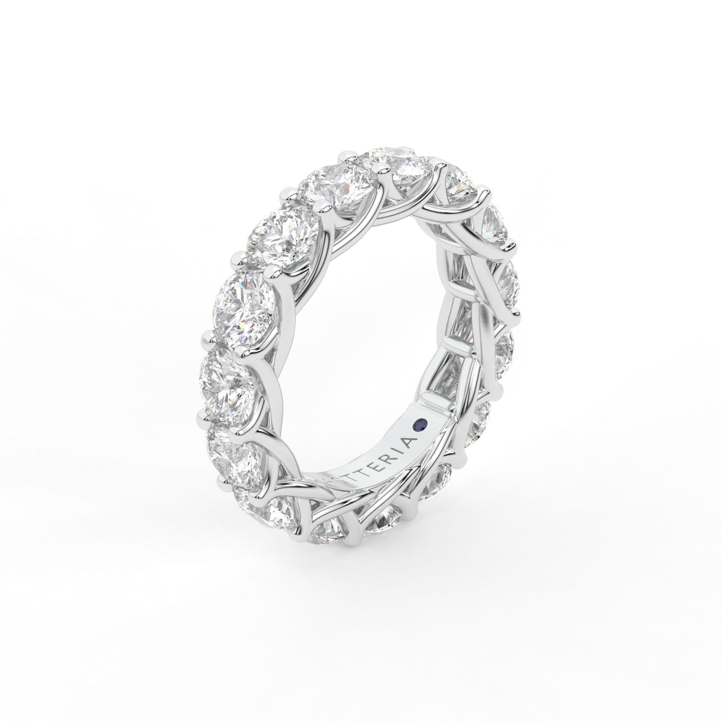 18K white gold
