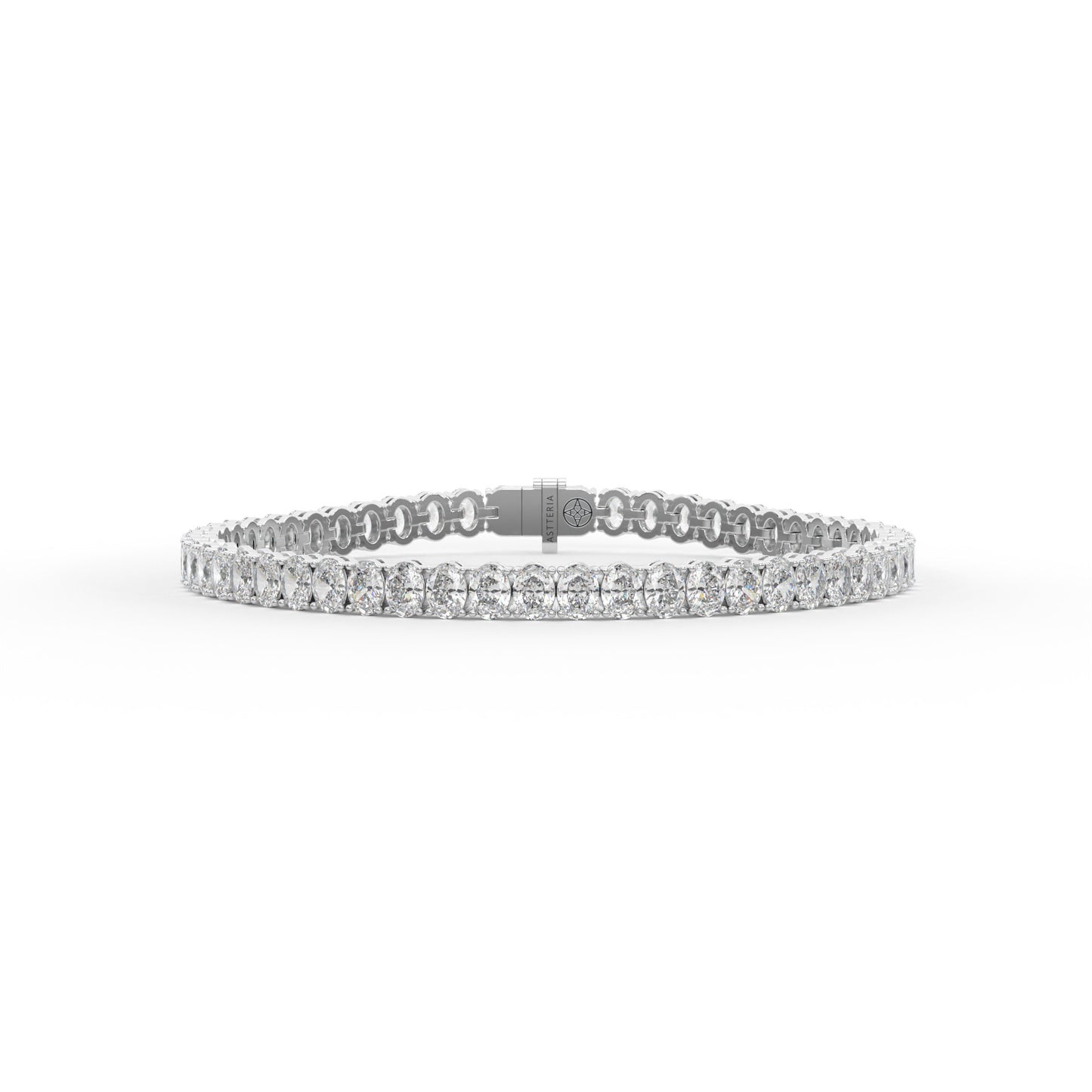 14K white gold, 18K white gold