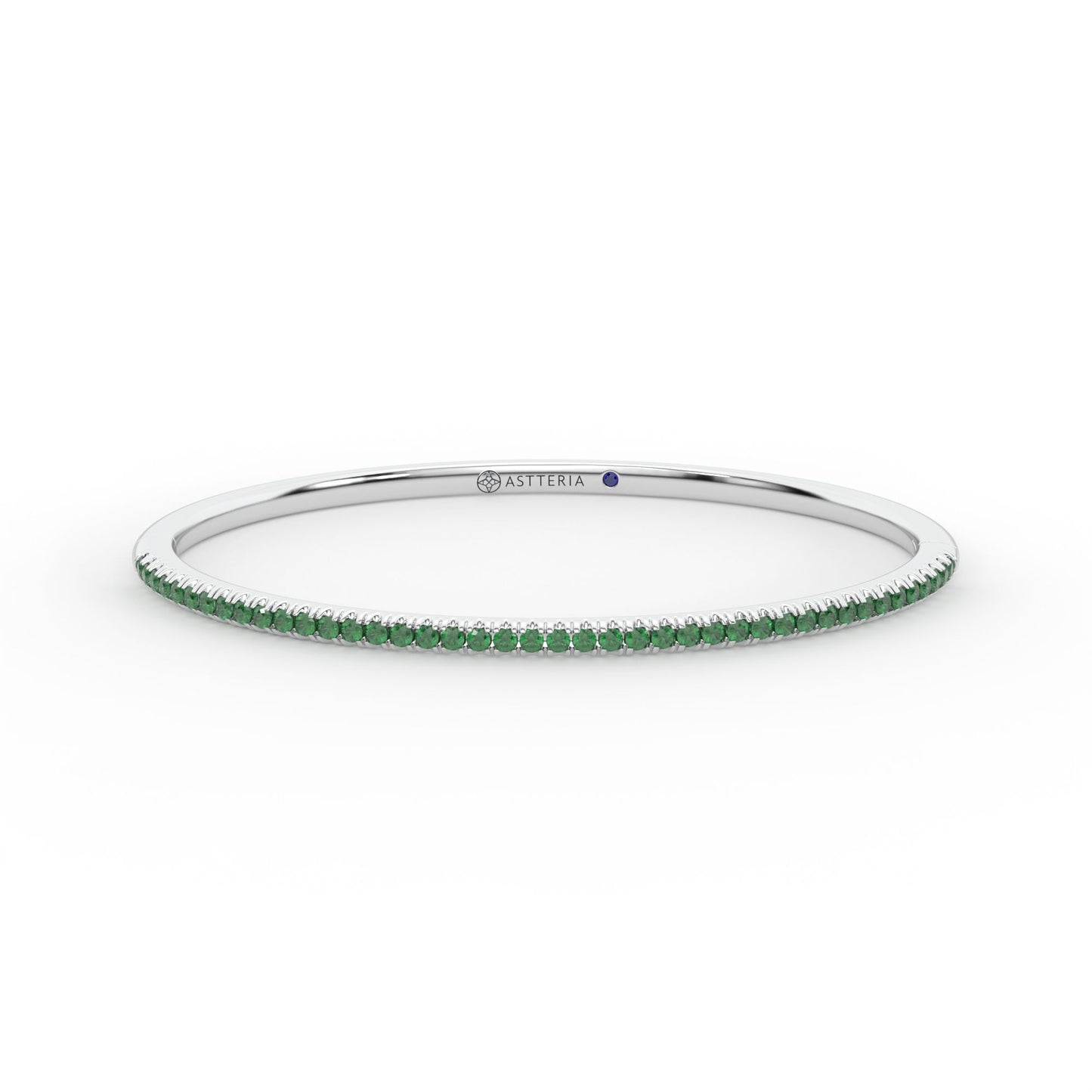 14K white gold, 18K white gold