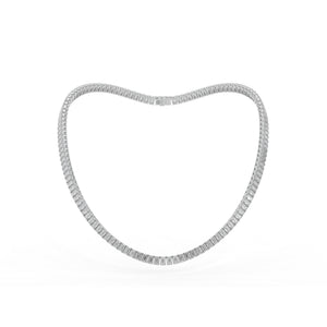 14K white gold, 18K white gold