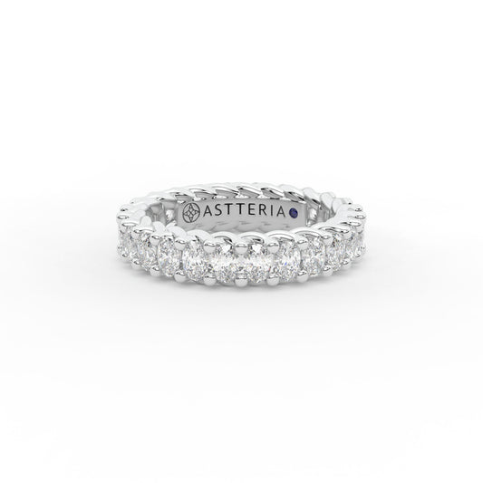 14K white gold, 18K white gold