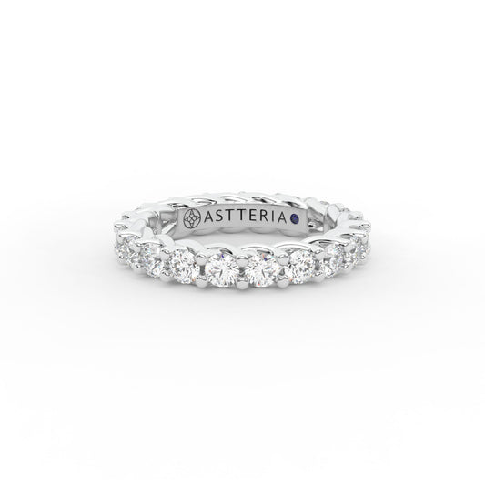 14K white gold, 18K white gold