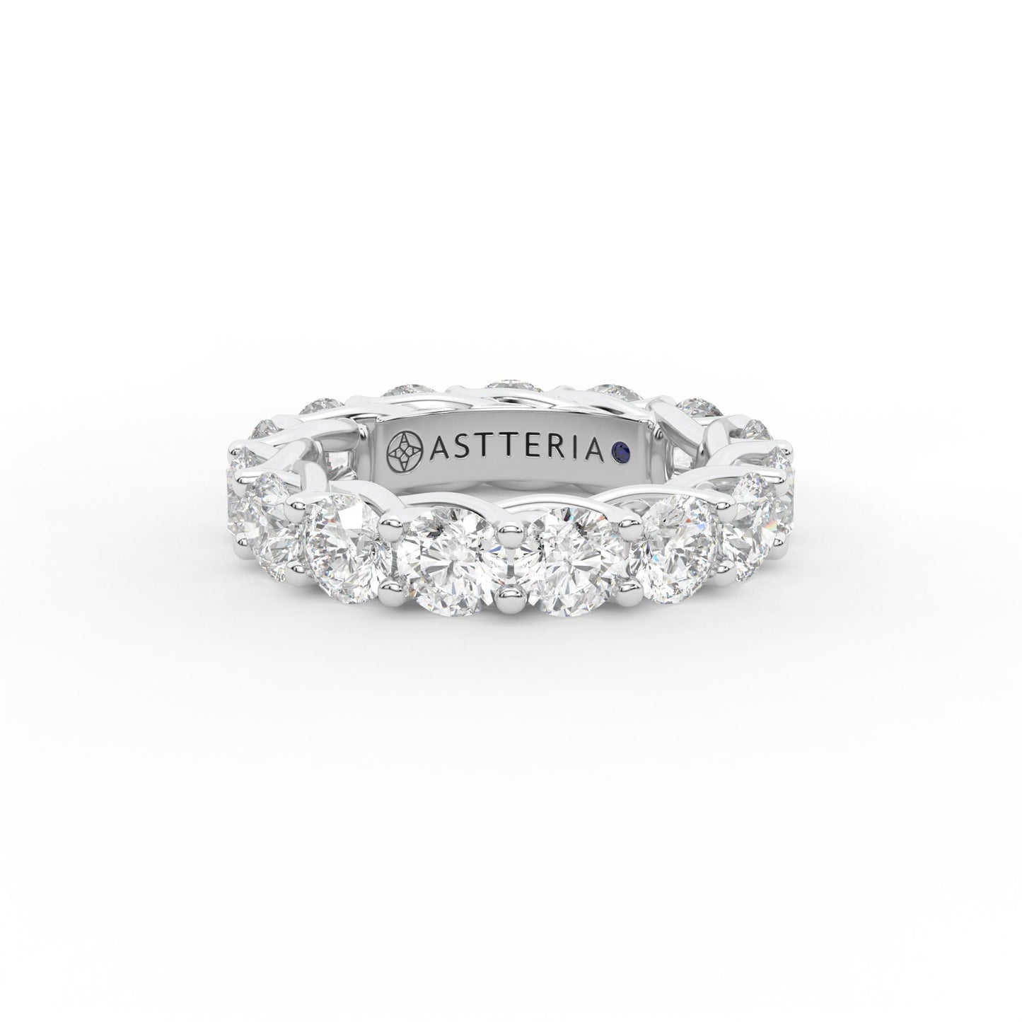 18K white gold