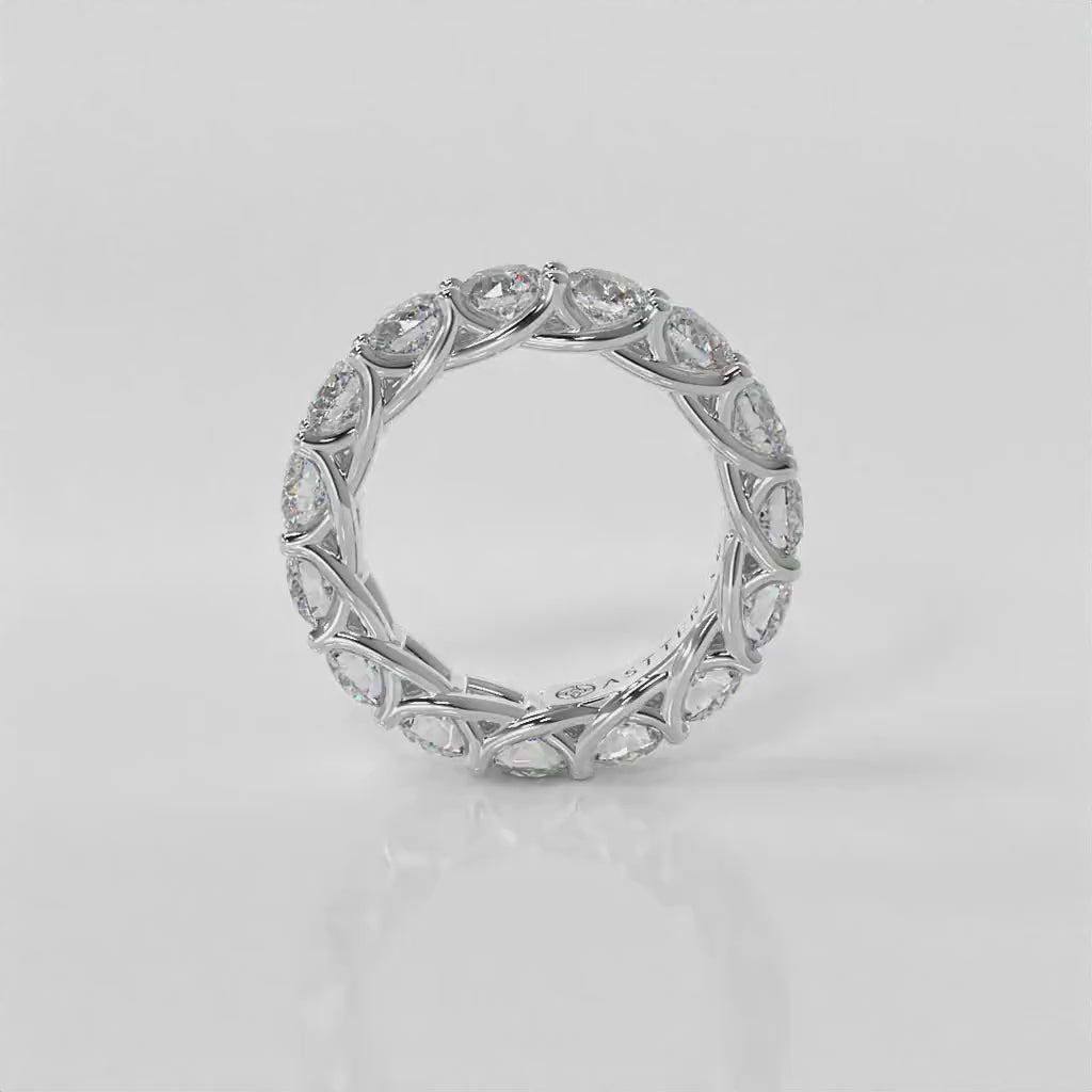 18K white gold